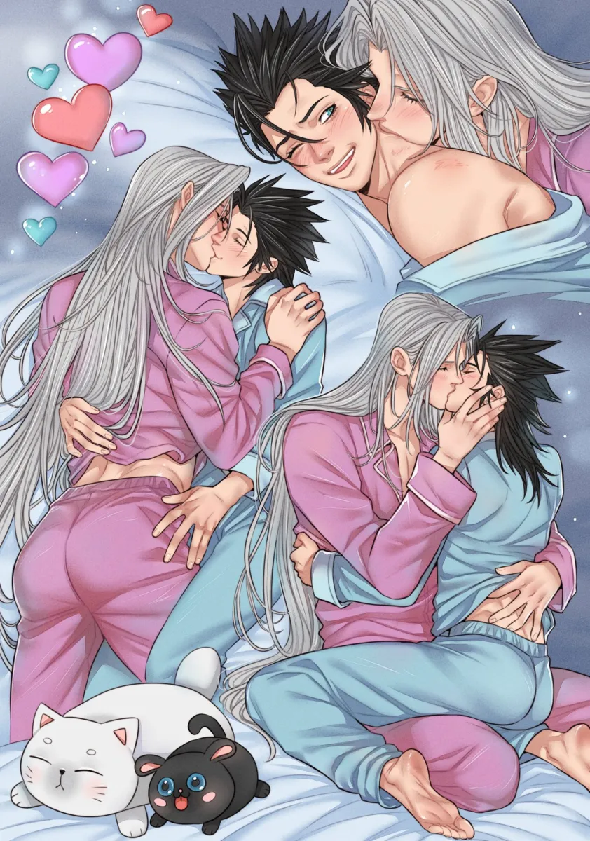 Sephiroth, Zack Fair by Crylin6