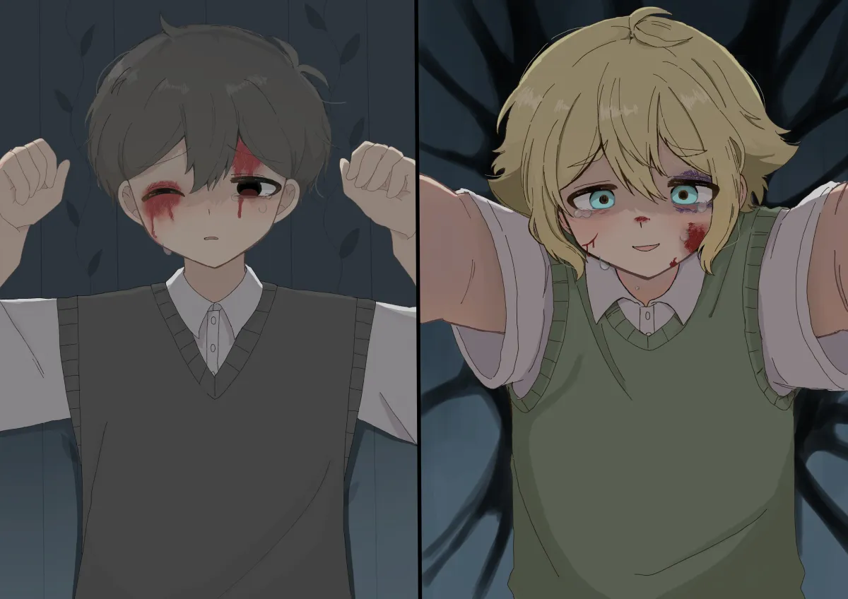 Sunny (Omori), Basil (Omori) by Yuuabara