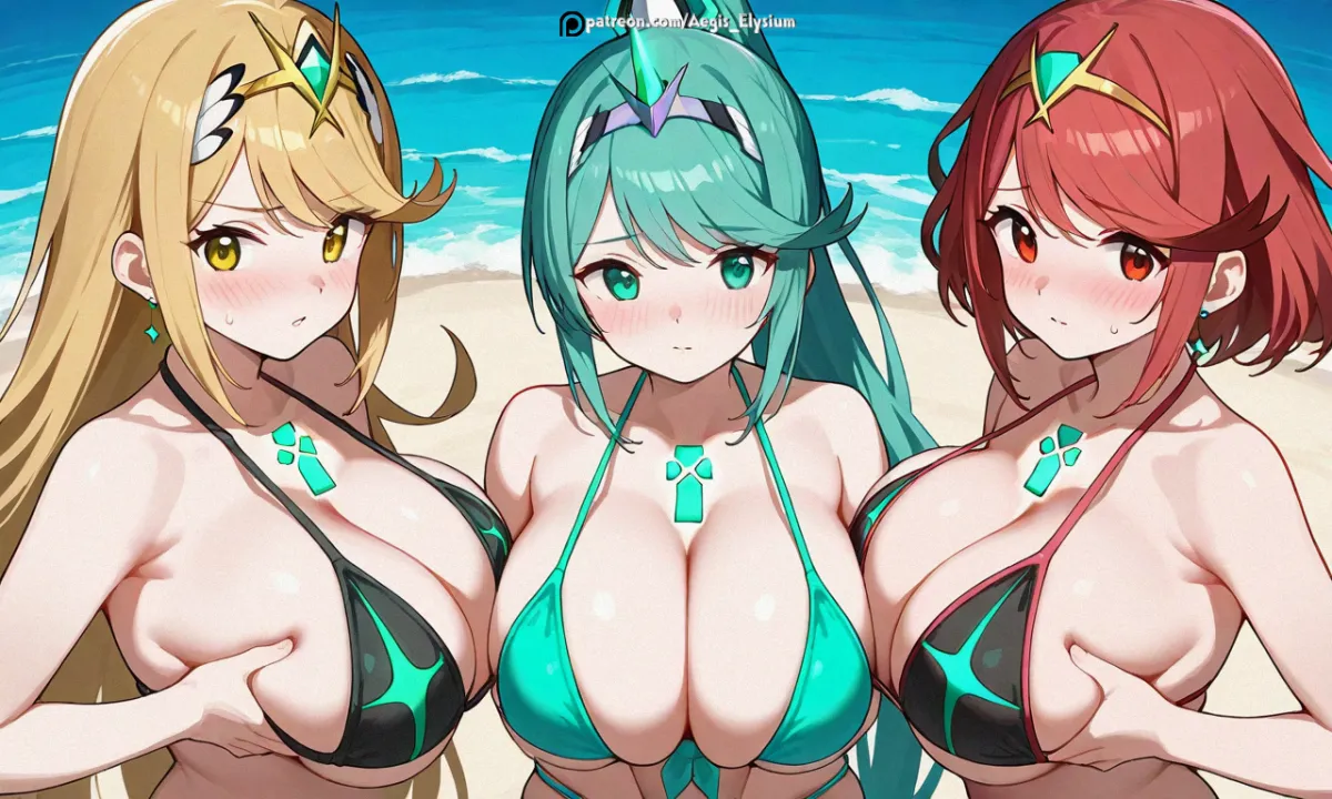 Pyra (Xenoblade), Mythra (Xenoblade) by Aegis Elysium