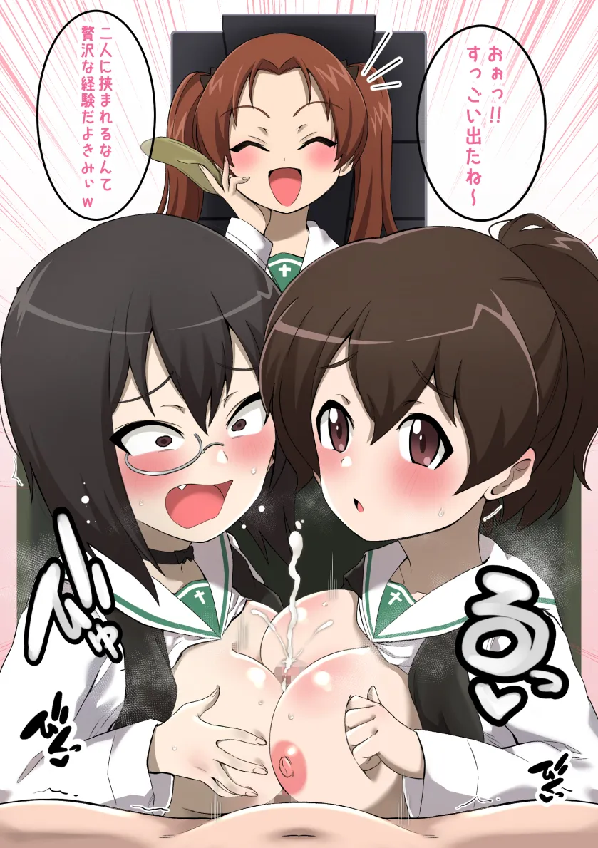 Kadotani Anzu, Kawashima Momo by Chyazuke Syake