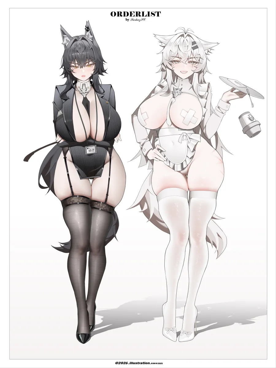 Texas (Arknights), Lappland (Arknights) by Sarkazsc