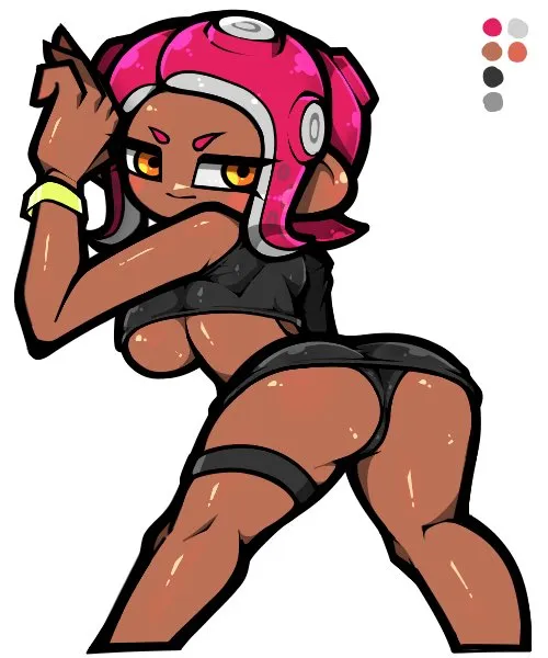 Octoling Player Character, Octoling Girl by Name Omoitukan2
