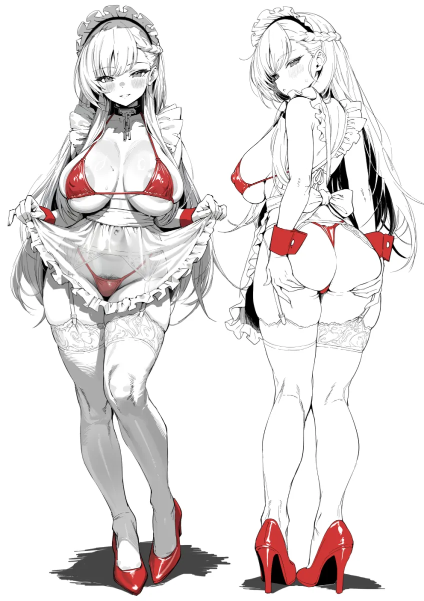 Belfast (Azur Lane), Belfast (Blissful Service) (Azur Lane) by Ipuu (El-Ane Koubou)