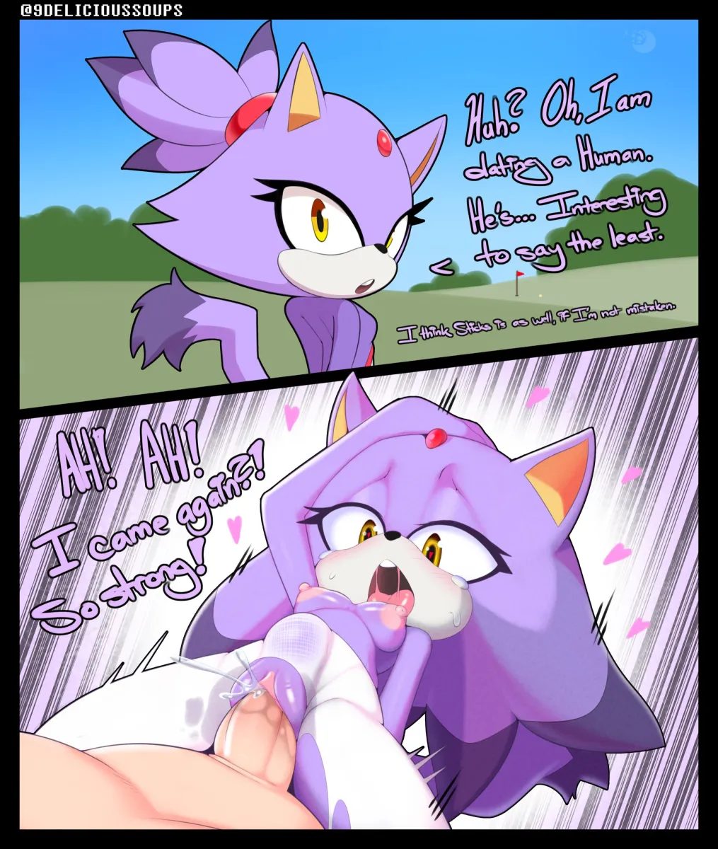 Blaze The Cat by Delicious Soup
