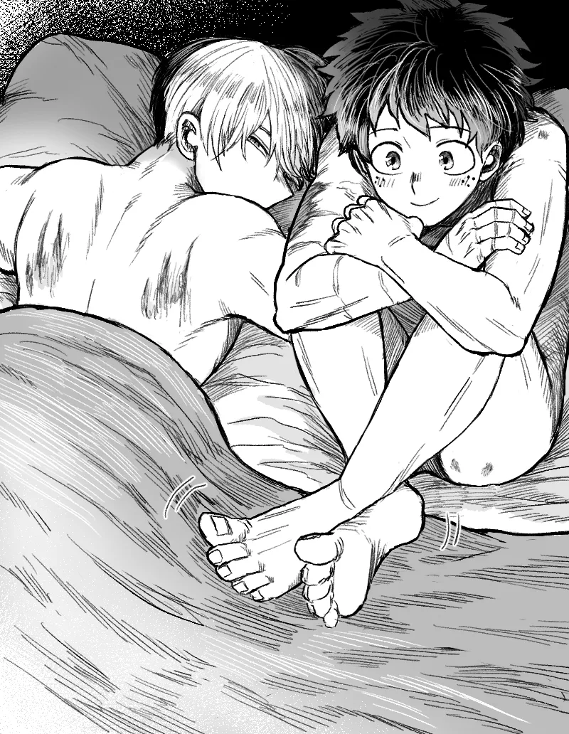 Midoriya Izuku, Todoroki Shoto by Amaz55231