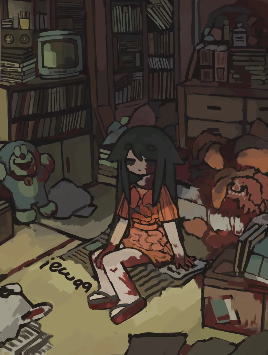 Saya (Saya No Uta), Doraemon (Character) by Iewa