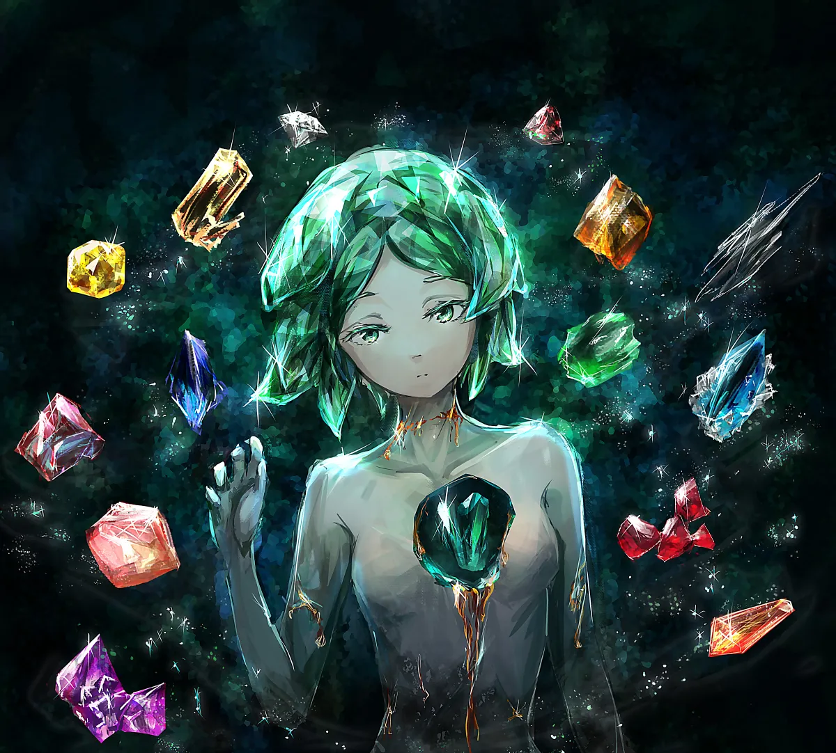 Phosphophyllite by Huijin