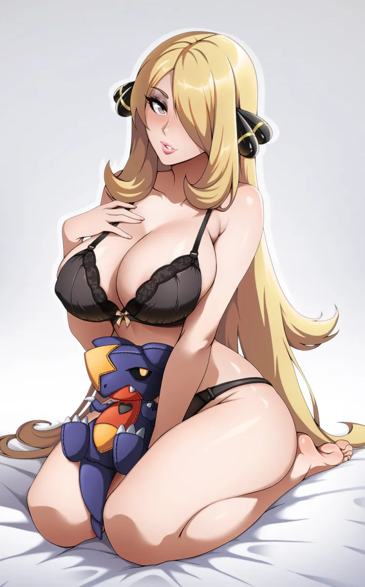 Cynthia (Pokemon), Garchomp by Sonicbluespeed