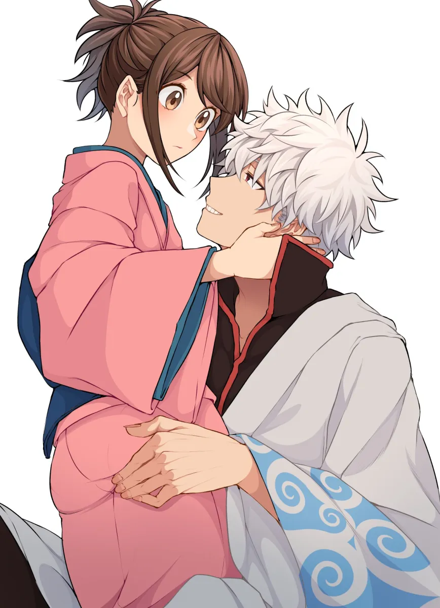 Sakata Gintoki, Shimura Tae by Kobaji