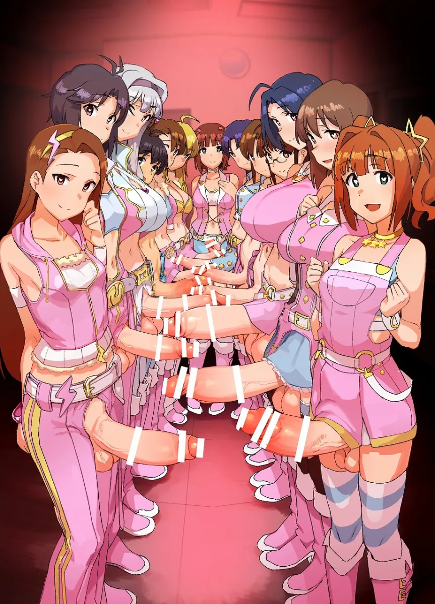 Kisaragi Chihaya, Hoshii Miki by Momo No Suidou-Sui