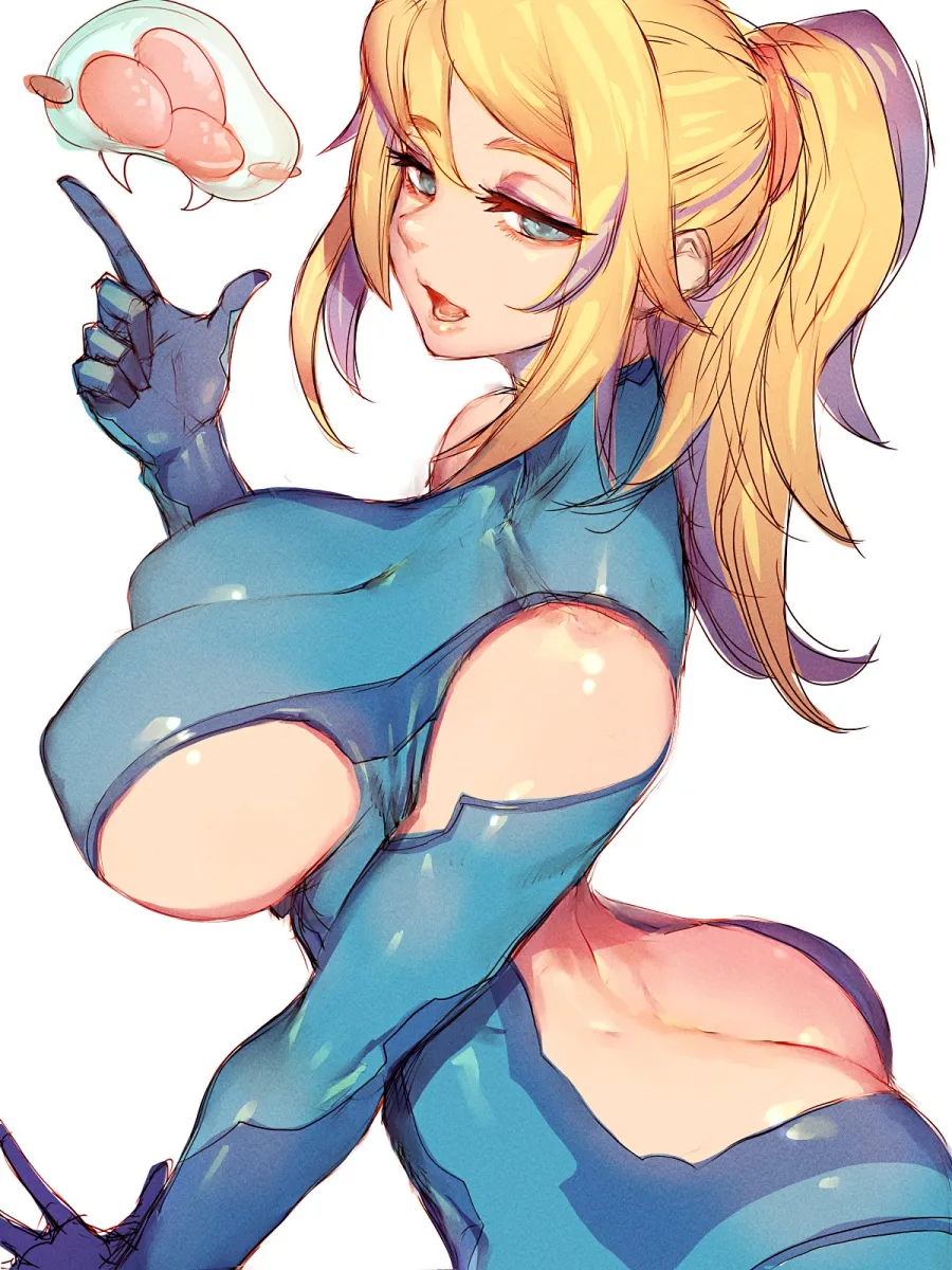 Samus Aran, Metroid (Creature) by Fumio (Rsqkr)