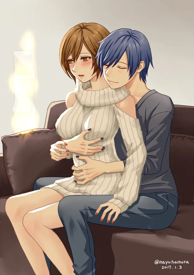 Kaito (Vocaloid), Meiko (Vocaloid) by Hamura Mayu