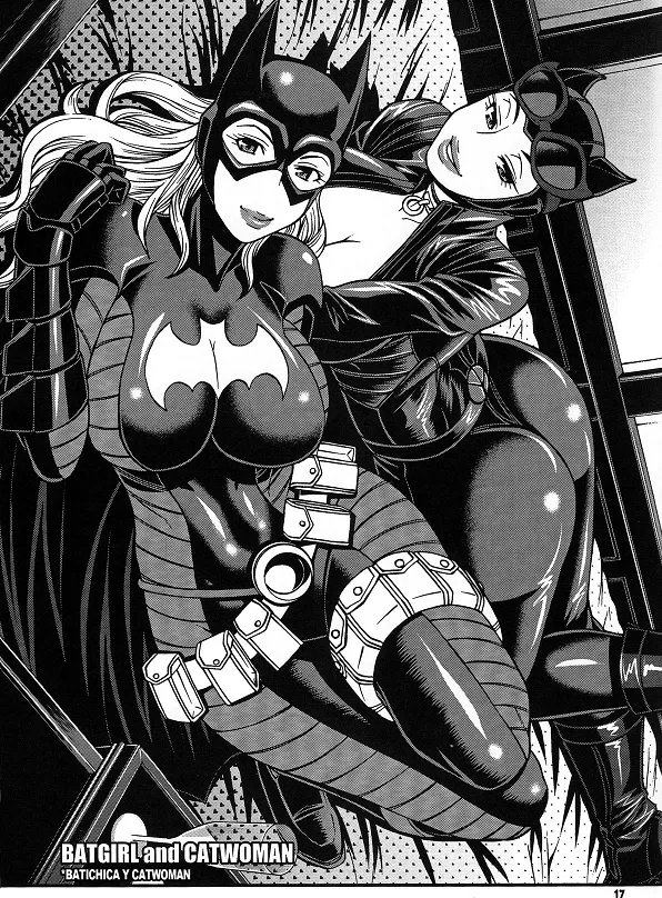 Batgirl, Catwoman by Chiba Toshirou