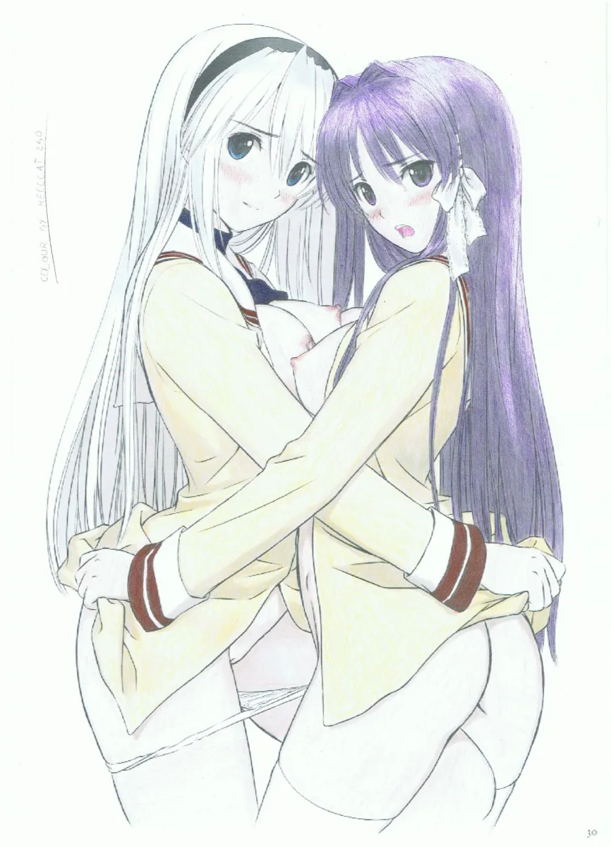 Fujibayashi Kyou, Sakagami Tomoyo by Tony Taka