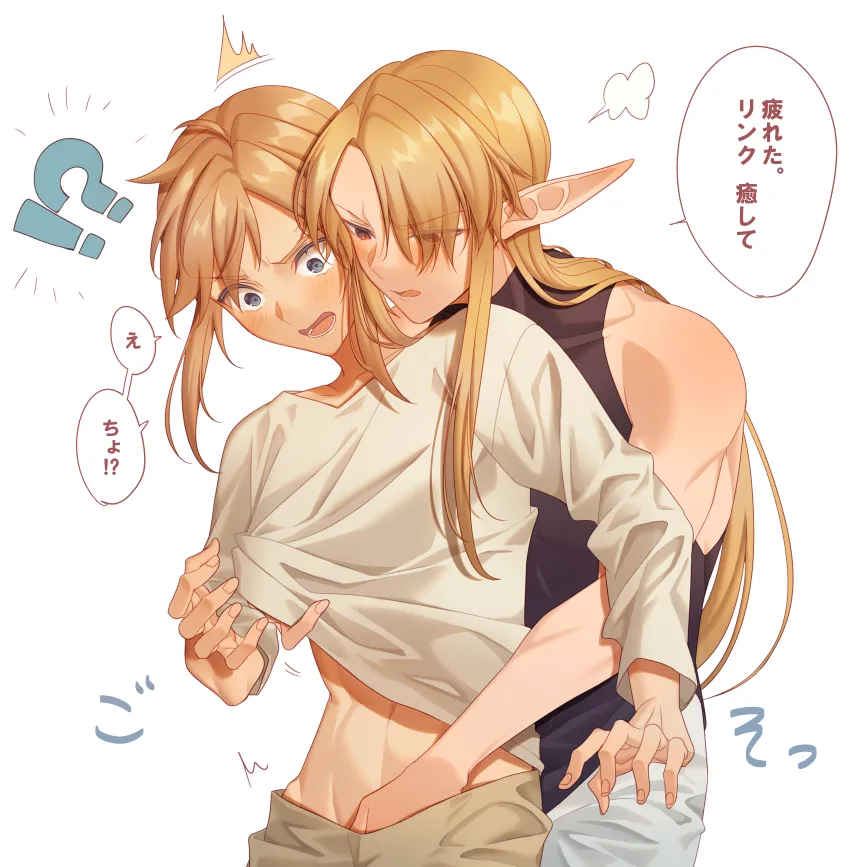 Link, Sheik by Miri (Cherryjelly)