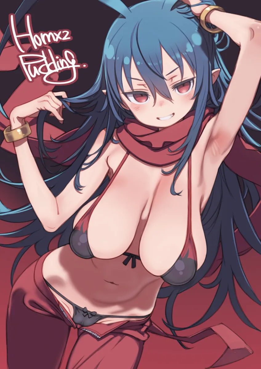 Laharl, Laharl-Chan by Puddinghomhom