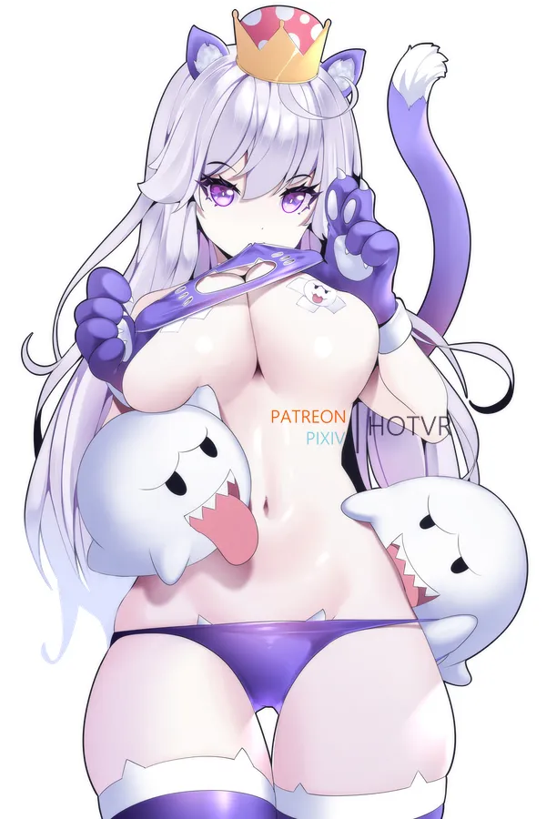 Princess King Boo, Boo (Mario) by Hot Vr