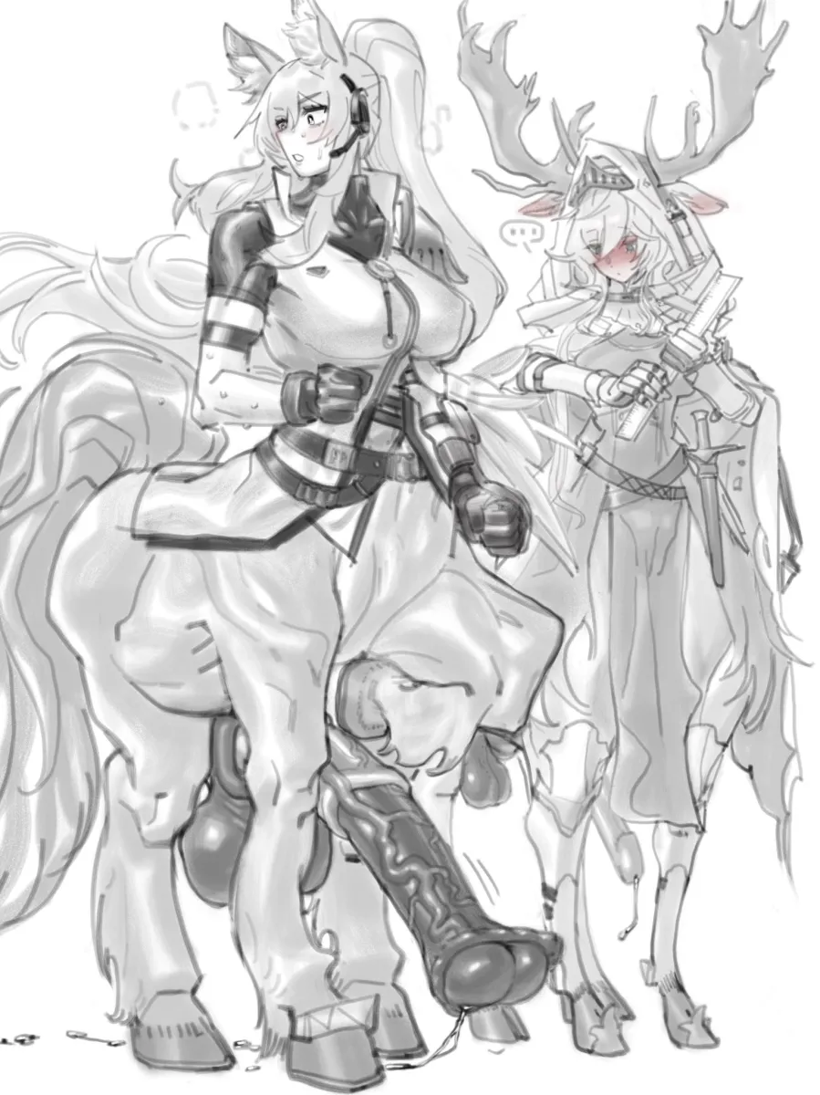 Nearl (Arknights), Viviana (Arknights) by Hitobashira (1746164306)