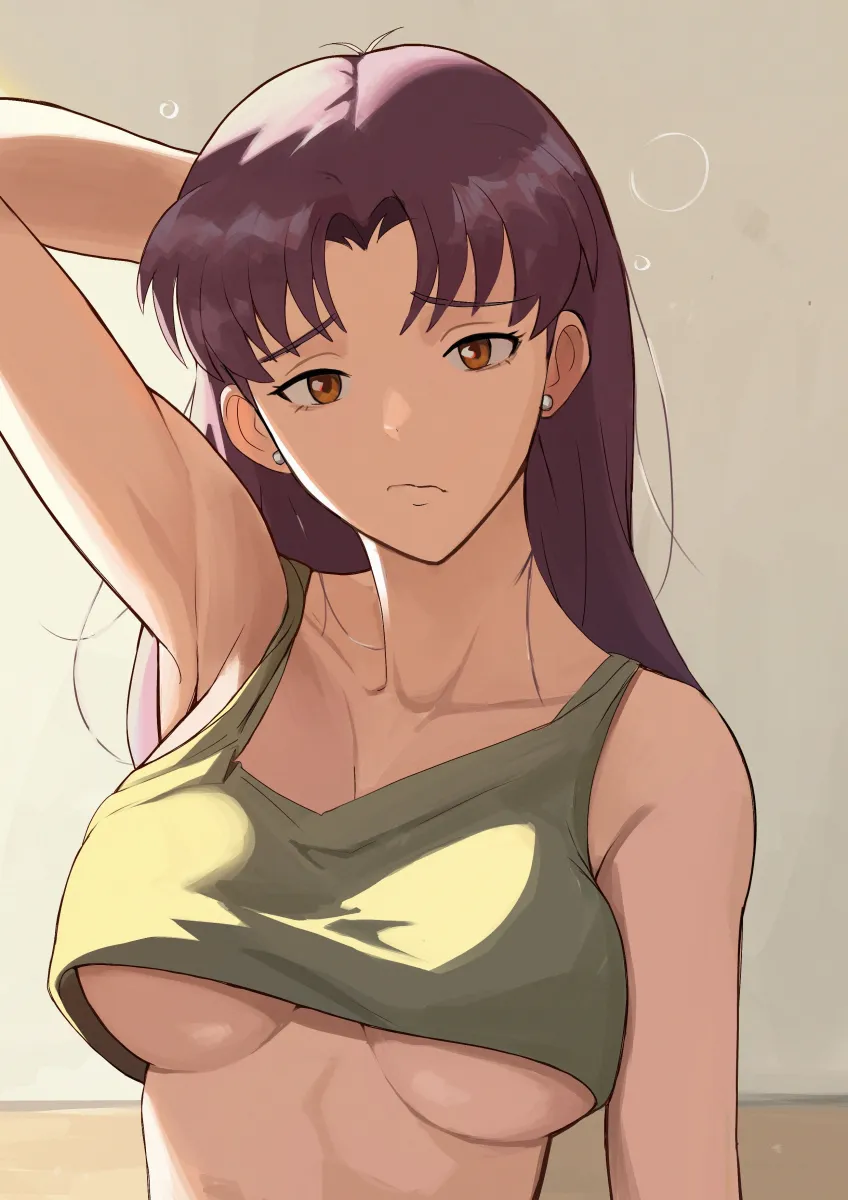 Katsuragi Misato by Milkmountain