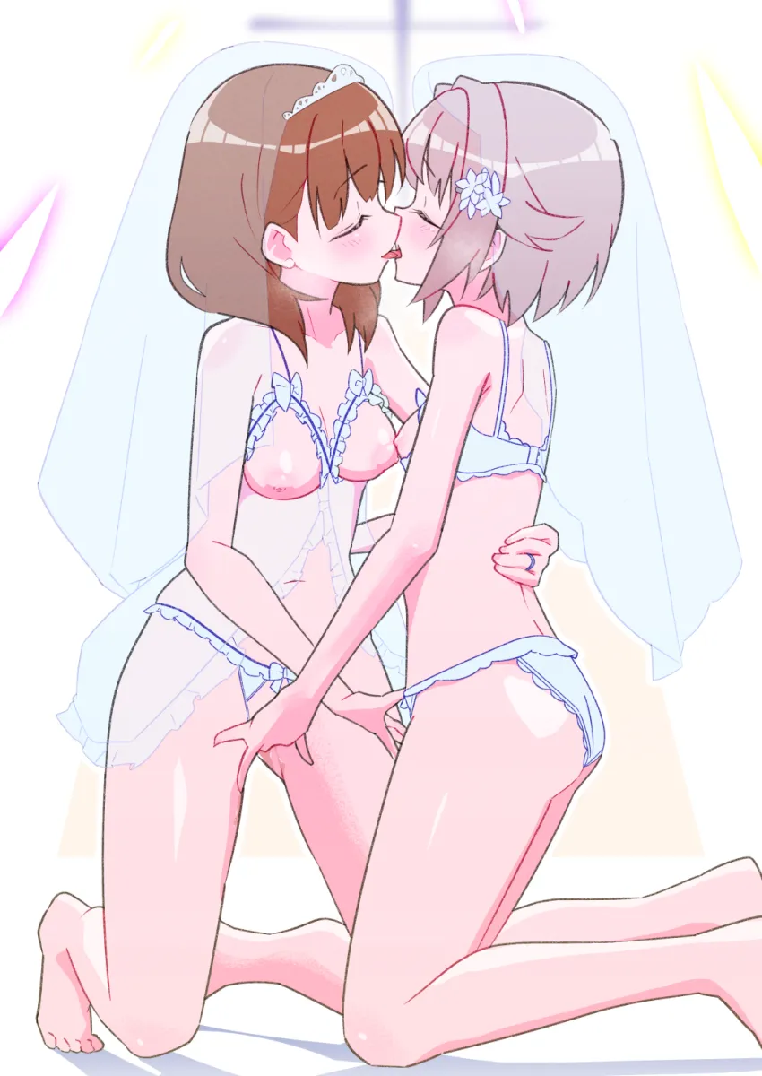 Koshimizu Sachiko, Sakuma Mayu by Aly (Eshikidori)