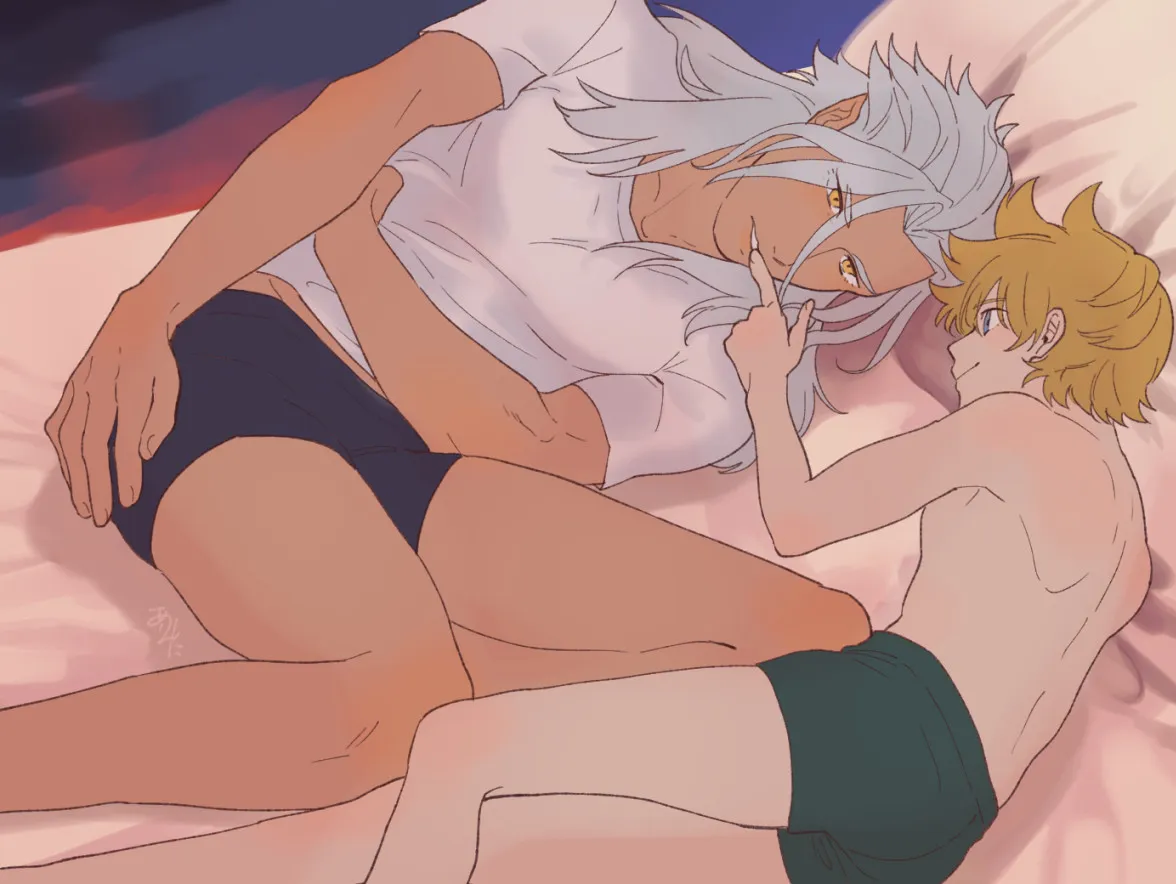 Roxas, Xemnas by Arinta