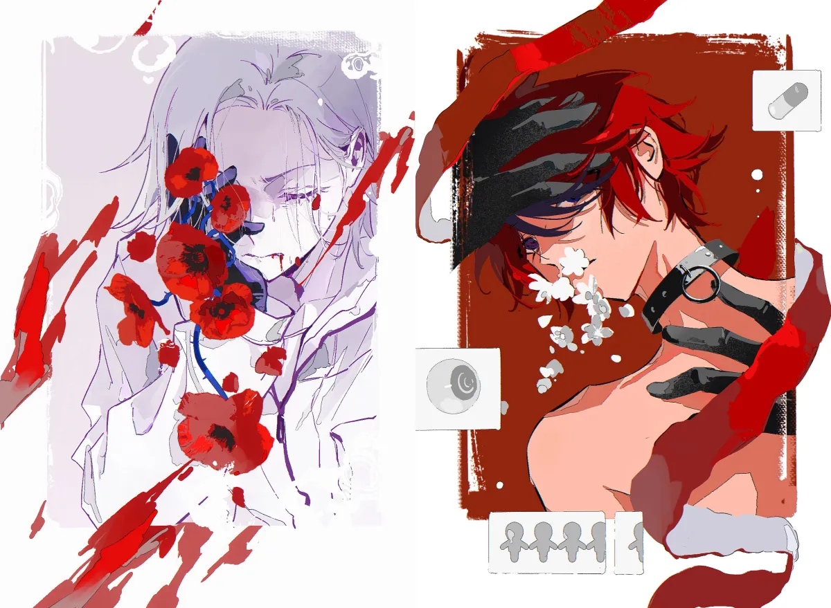 Aotsuki Eito, Sumino Takumi by Basimutouhuishikuai