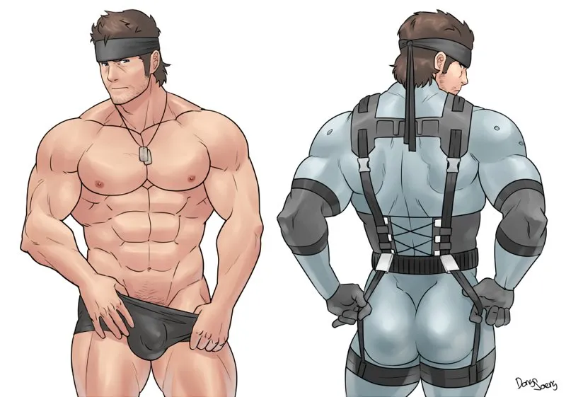 Solid Snake by Dong Saeng (Gaysomecomics)