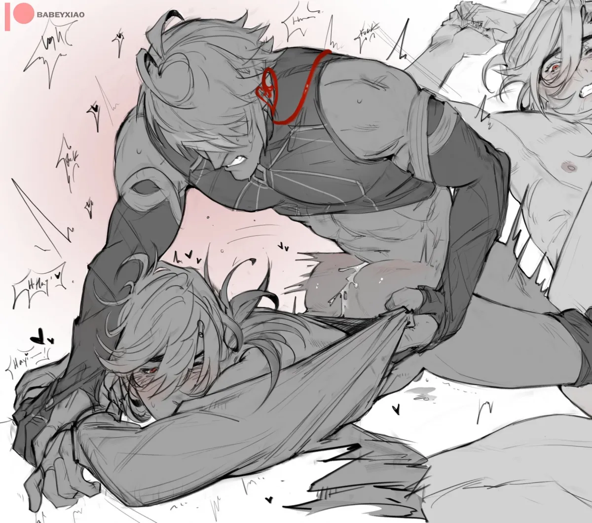 Alhaitham (Genshin Impact), Kaveh (Genshin Impact) by Isa (Babeyxiao)