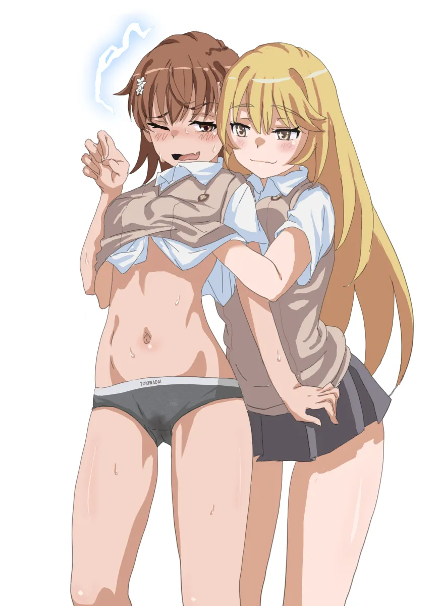 Misaka Mikoto, Shokuhou Misaki by Mitsunari (708154)