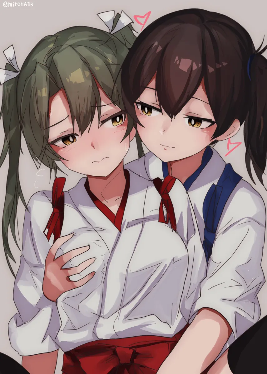 Kaga (Kancolle), Zuikaku (Kancolle) by Miron (Mirona33)