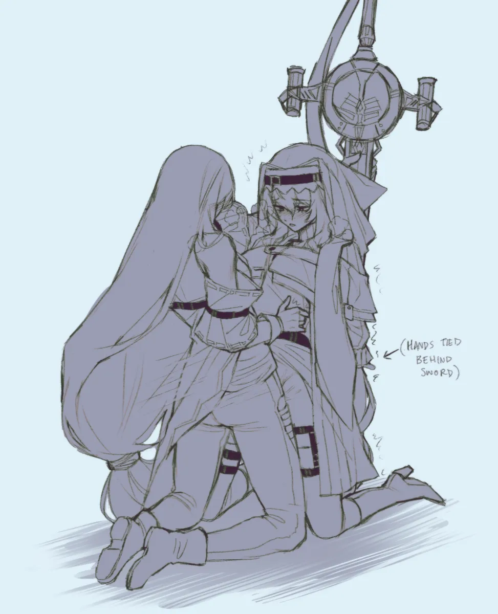 Skadi (Arknights), Specter (Arknights) by Orz (Kagewaka)
