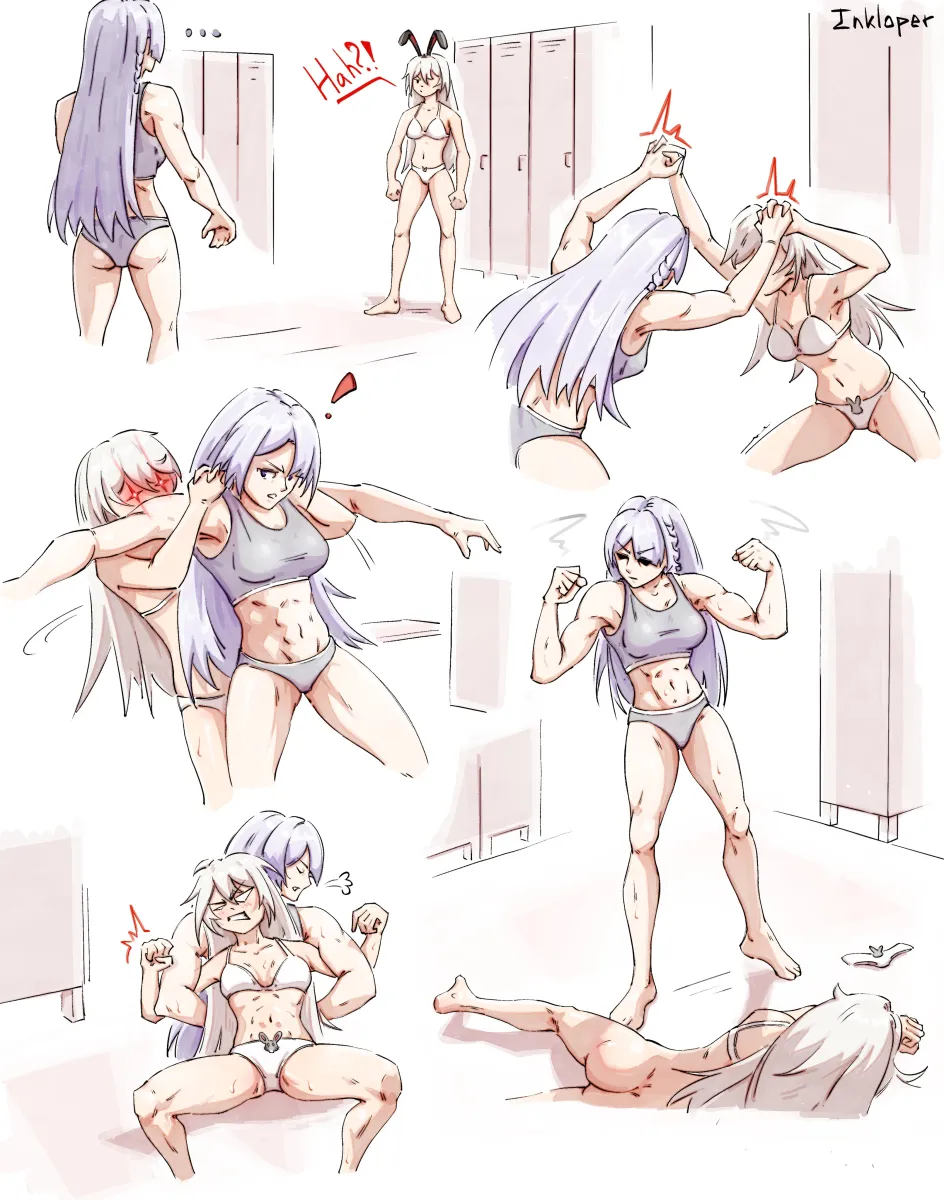 Ak-15 (Girls' Frontline), Voymastina (Girls' Frontline 2) by Inkloper