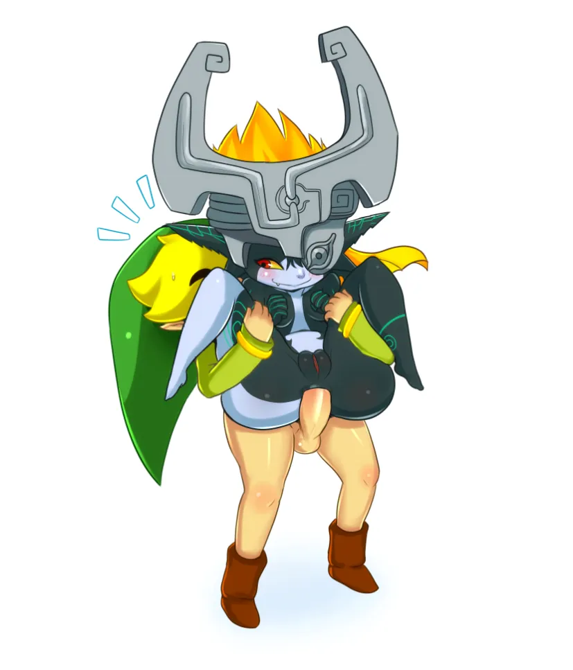 Link, Midna by Mato Spectoru