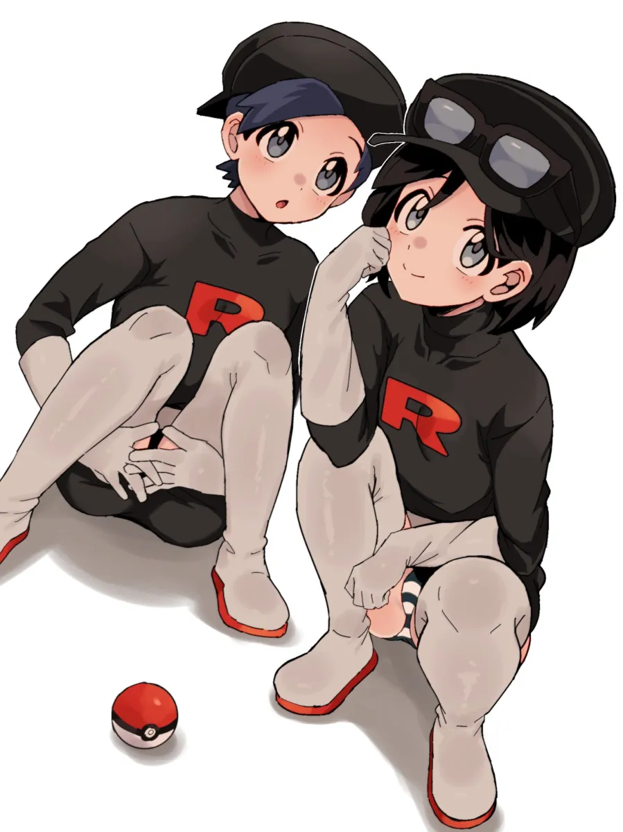 Ethan (Pokemon), Calem (Pokemon) by Sana (37Pisana)
