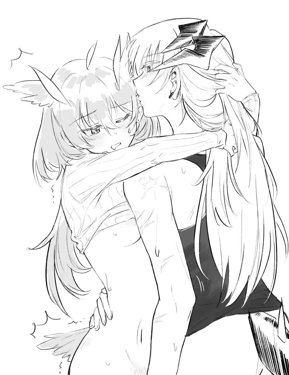 Saria (Arknights), Silence (Arknights) by Rotem 02