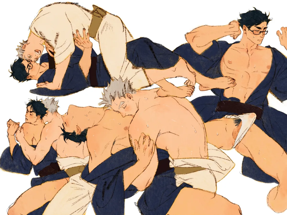 Bokuto Koutarou, Akaashi Keiji by Chengongzi123