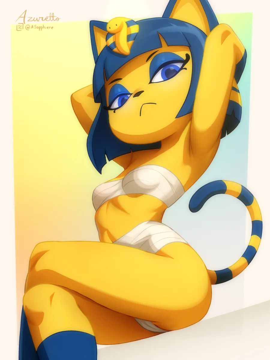 Ankha (Animal Crossing) by Azuretto