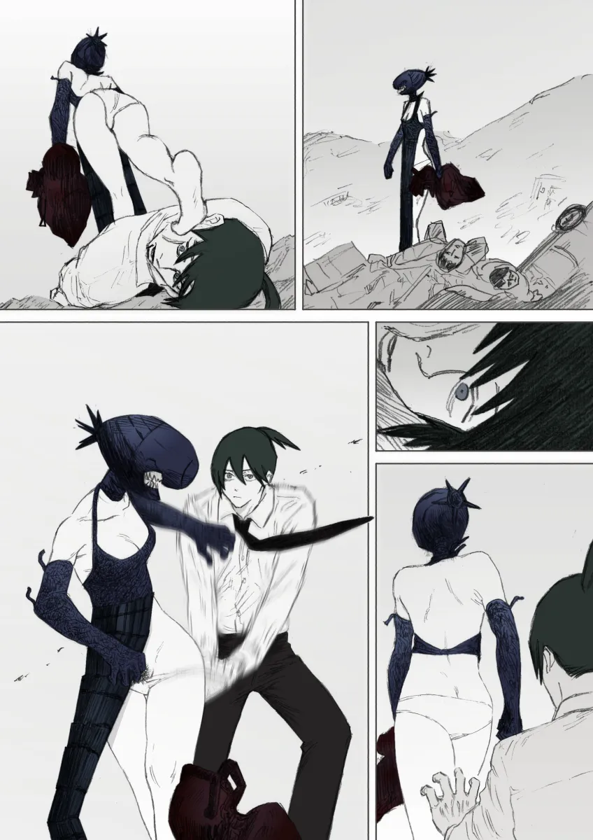 Reze (Chainsaw Man), Hayakawa Aki by Senaka Look