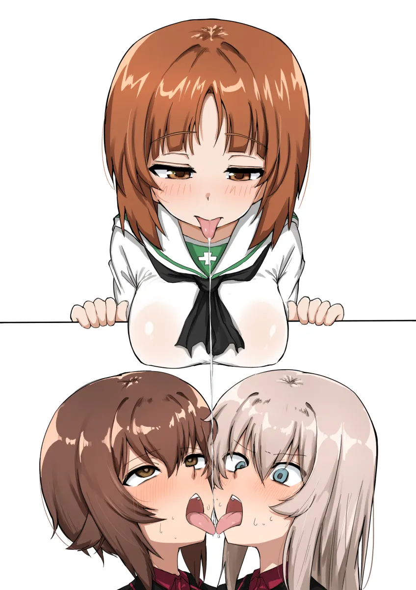 Nishizumi Miho, Nishizumi Maho by Chaarai