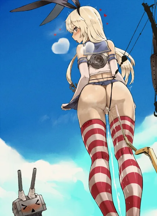 Shimakaze (Kancolle), Rensouhou-Chan by Haraya Manawari