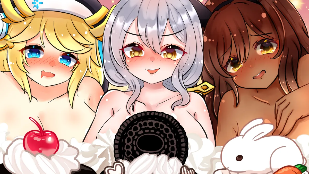 Scarlet (Nikke), Noir (Nikke) by Chokilicious