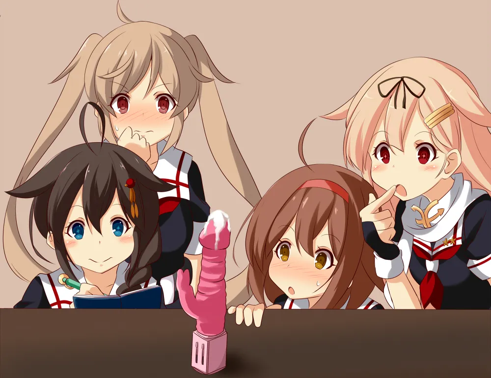 Shigure (Kancolle), Yuudachi (Kancolle) by Be (O-Hoho)