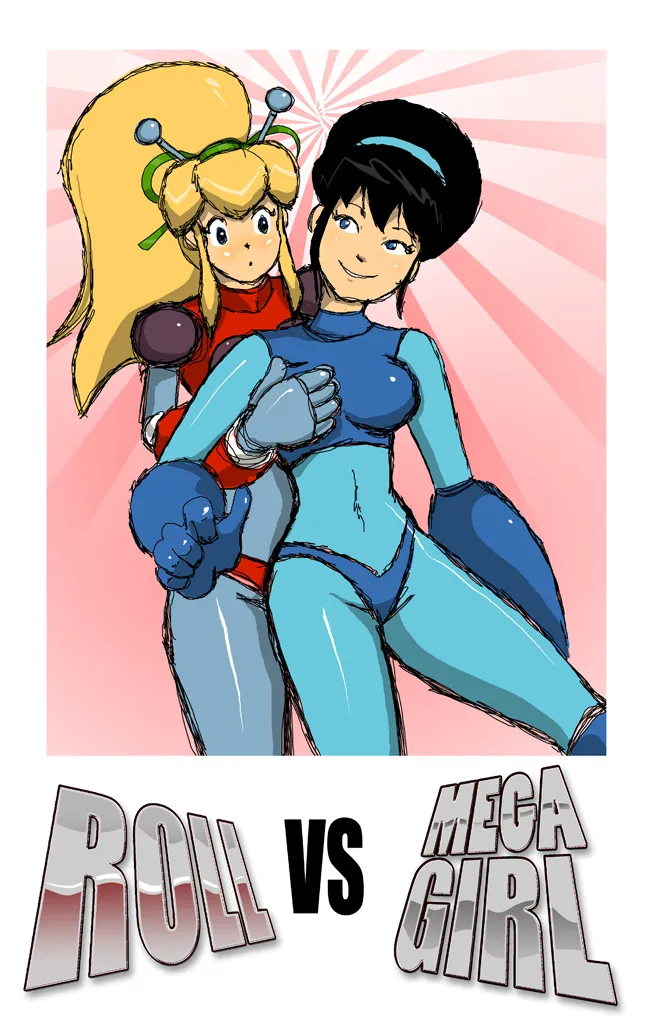 Roll (Mega Man), Mega Man (Character) by Atomictiki