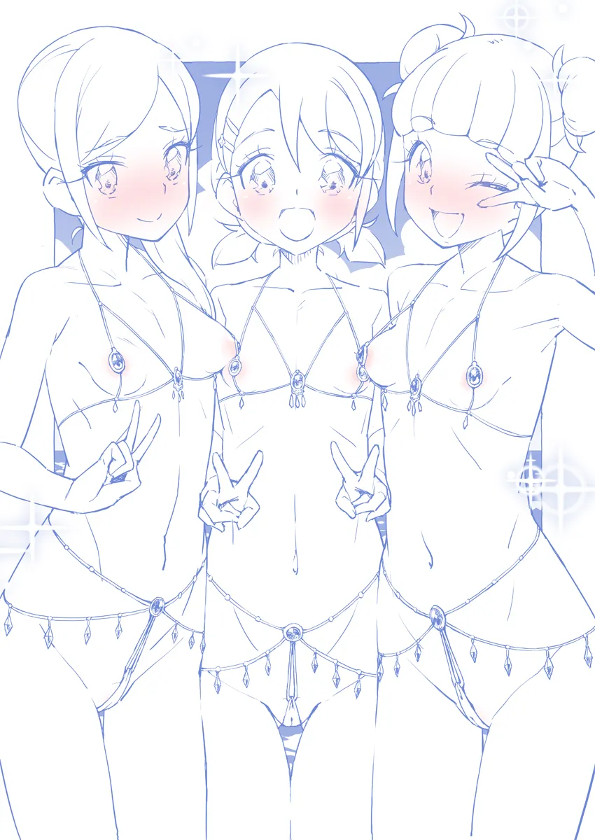 Hanadera Nodoka, Hiramitsu Hinata by Miyagoe Yoshitsuki