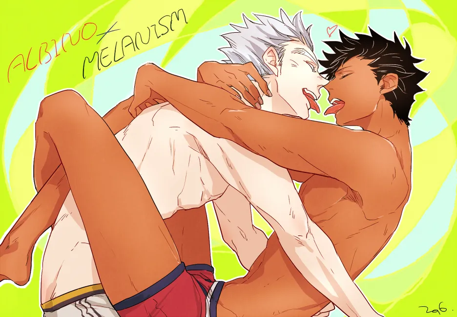 Kuroo Tetsurou, Bokuto Koutarou by Kiwwa9