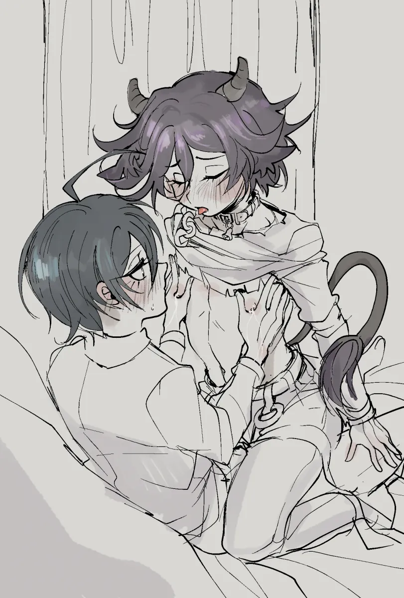 Oma Kokichi, Saihara Shuichi by 2Cao