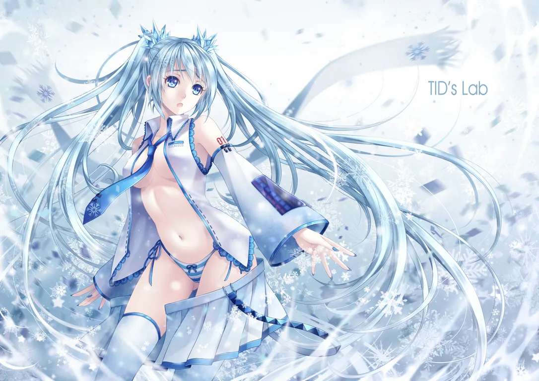 Hatsune Miku, Yuki Miku by Tidsean