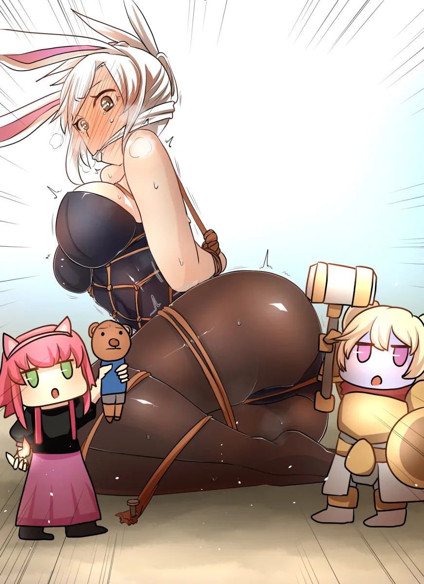 Poppy (League), Riven (League) by Moonjunk