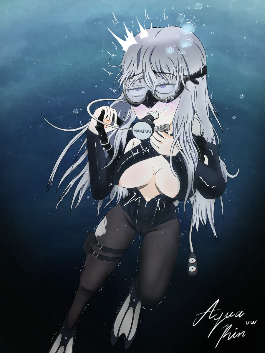 Enterprise (Azur Lane), Enterprise (Diving Under Blue Skies) (Azur Lane) by Aquarinuw