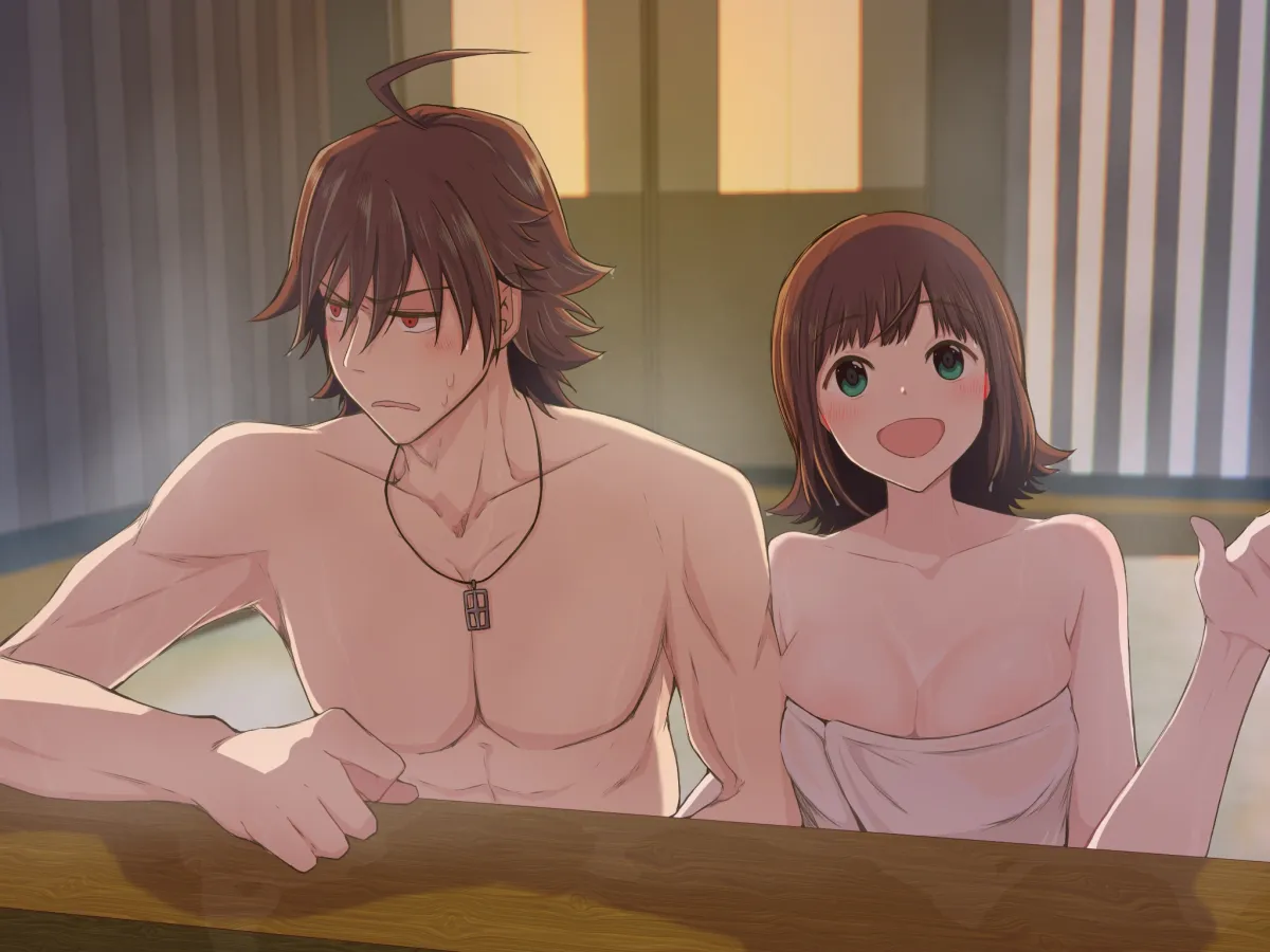 Amami Haruka, Amagase Touma by Pinnmoku